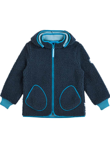 finkid Zip-in-teddyjas "Tonttu Nalle" donkerblauw