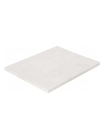 Bahne Tablett in Weiß - (L)28 x (B)21,5 cm