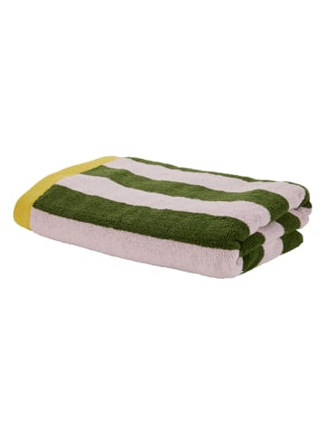 Bahne Ręcznik w kolorze zielono-jasnoróżowym - 140 x 70 cm