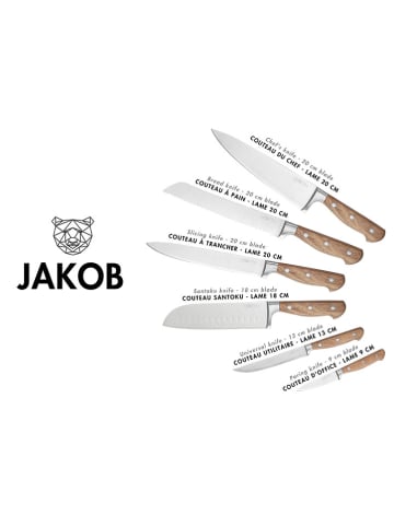 Björn 6-delige keukenmessenset "Jakob"
