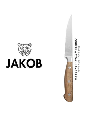 Björn 6tlg. Steakmesser-Set "Jakob" - je (L)13 cm