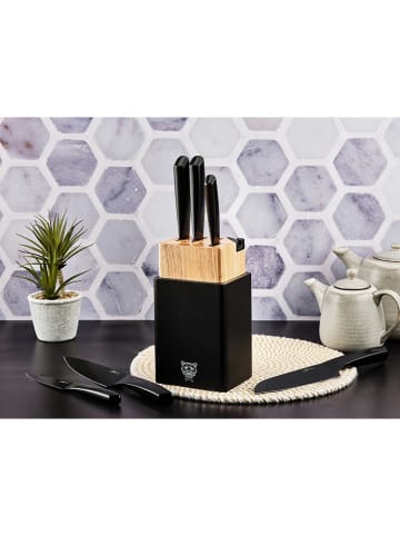 Björn 8tlg. Küchenmesser-Set "Jensen Porvoo" in Schwarz