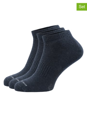 Nanga shoes Skarpety (3 pary) w kolorze granatowym