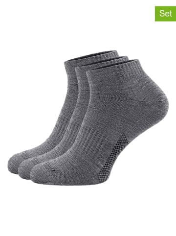 Nanga shoes 3-delige set: sokken grijs