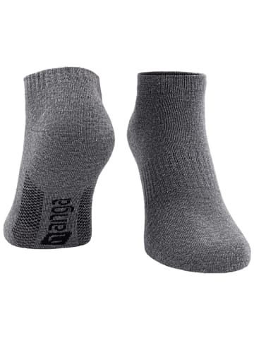 NANGA 6er-Set: Sneakersocken in Grau