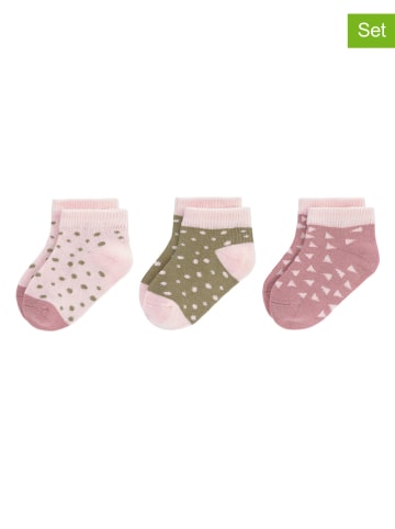 Lässig 3er-Set: Babysocken in Rosa