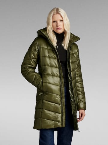G-Star Steppmantel in Khaki