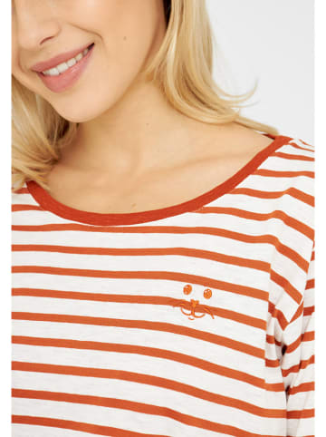 Derbe Koszulka w kolorze biało-pomarańczowym