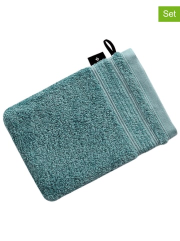Vossen 3-delige set: washandjes "Balance" turquoise