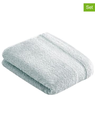 Vossen 2er-Set: Gästehandtücher"Balance" in Hellblau