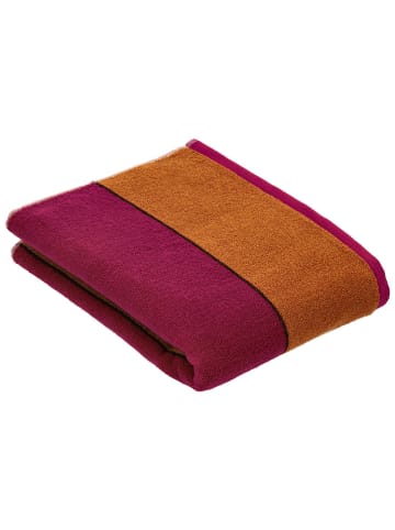 Vossen Badhanddoek "Bolero" oranje/roze