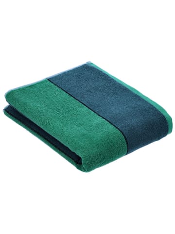 Vossen Douchehanddoek "Bolero" groen/blauw