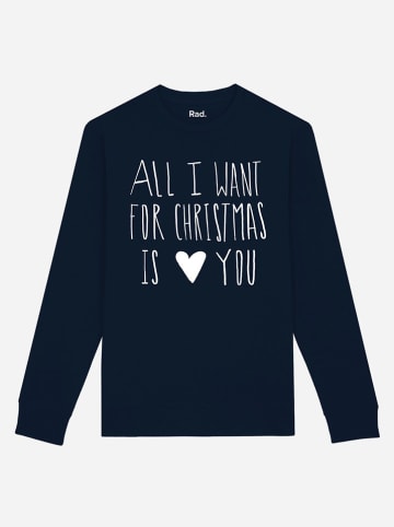 WOOOP Bluza "All I want for Christmas is You" w kolorze granatowym
