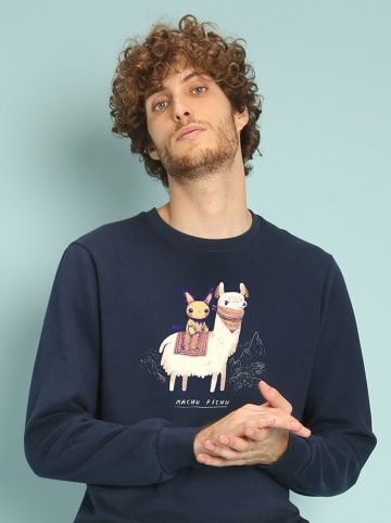 WOOOP Sweatshirt in Dunkelblau