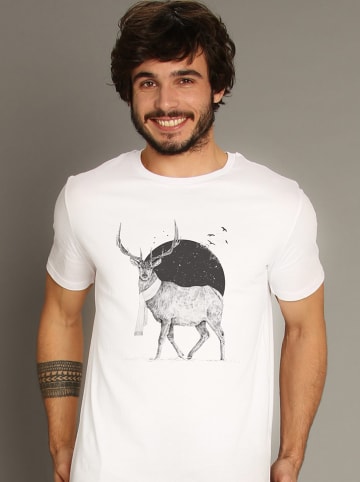 WOOOP Shirt "Winter Is All Around" in Weiß