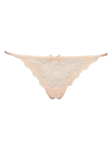 Hunkemöller 6-delige set: strings beige/rosé/pruimkleurig