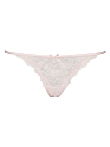 Hunkemöller 6-delige set: strings beige/rosé/pruimkleurig