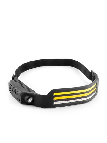 InnovaGoods Latarka czołowa LED w kolorze czarno-żółtym