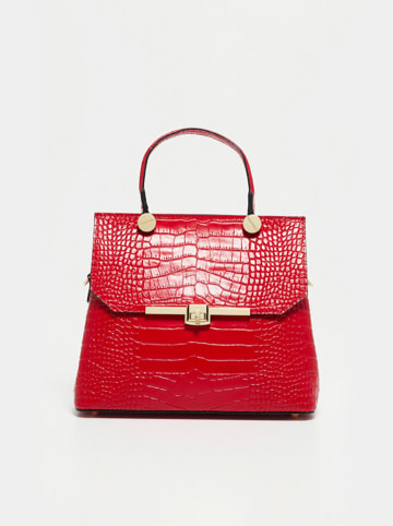 Christian Laurier Leren handtas "Emy" rood - (B)27 x (H)19 x (D)12 cm