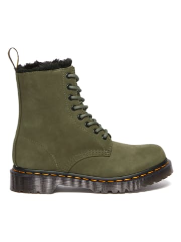 Dr. Martens Leren boots kaki