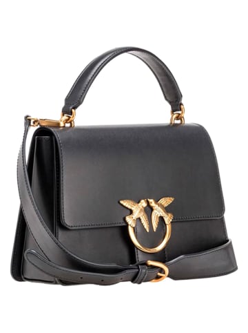 Pinko Leder-Umhängetasche in Schwarz - (B)25 x (H)18 x (T)9,5 cm