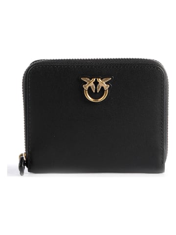 Pinko Leder-Geldbörse in Schwarz - (B)13 x (H)10 x (T)2 cm