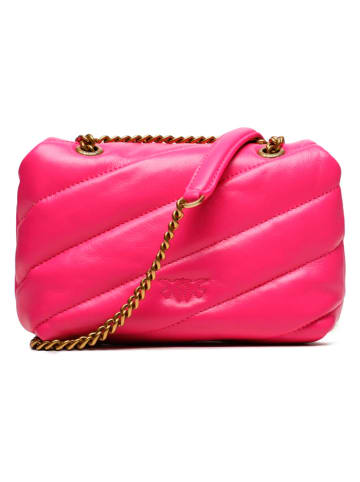 Pinko Leder-Umhängetasche in Pink - (B)18 x (H)13 x (T)6,5 cm