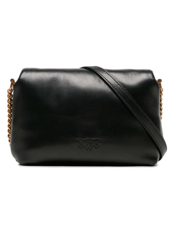 Pinko Leren schoudertas zwart - (B)18 x (H)13 x (D)8 cm