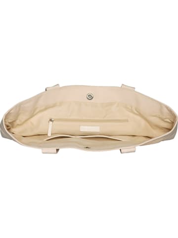 Tom Tailor Shopper in Creme - (B)52 x (H)38 x (T)11,5 cm