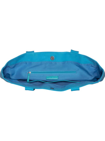 Tom Tailor Shopper in Hellblau - (B)52 x (H)38 x (T)11,5 cm