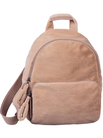 TOM TAILOR Denim Rucksack in Creme - (B)23 x (H)30 x (T)12,5 cm