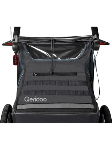 Qeridoo 3-in-1 fietsaanhanger "Kidgoo 2" grijs/donkerblauw