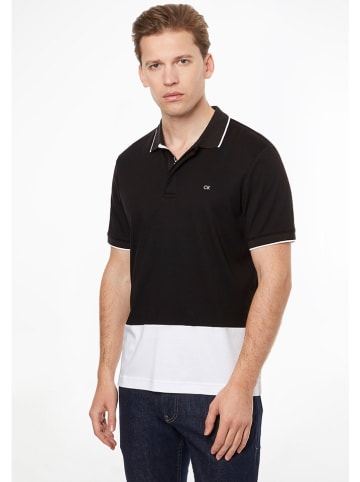 Calvin Klein Poloshirt zwart/wit