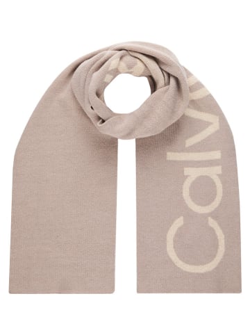 Calvin Klein Schal in Taupe