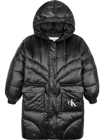 Calvin Klein Płaszcz zimowy w kolorze czarnym