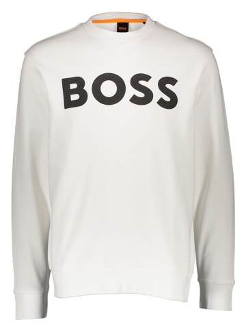 Hugo Boss Bluza "We Basic" w kolorze kremowym