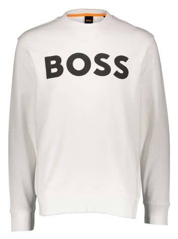 Hugo Boss Sweatshirt in Weiß
