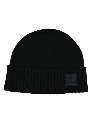 Hugo Boss Beanie "Akaio" zwart