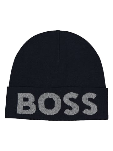 Hugo Boss Beanie "Kallivan" in Dunkelblau
