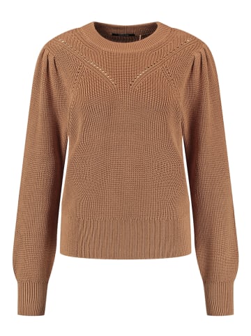 TAIFUN Sweter w kolorze jasnobrązowym