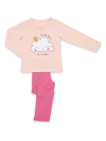 mon P´tit Dodo Pyjama abrikooskleurig/roze