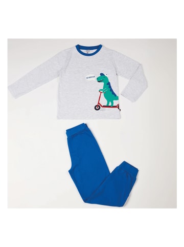 mon P´tit Dodo Piżama w kolorze niebiesko-szarym