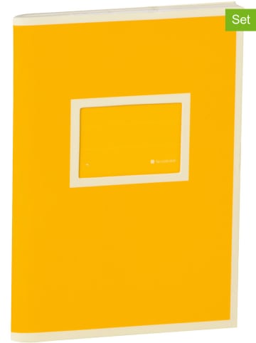 Semikolon Zeszyty (2 szt.) w kolorze żółtym