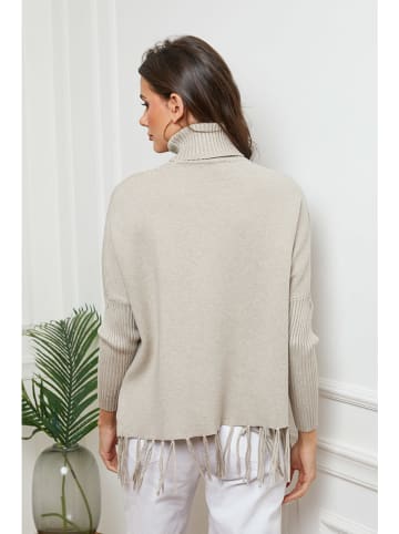 Joséfine Rollkragenpullover "Germinga" in Beige