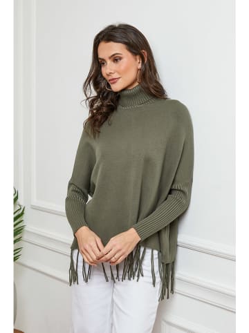 Joséfine Rollkragenpullover "Germinga" in Khaki