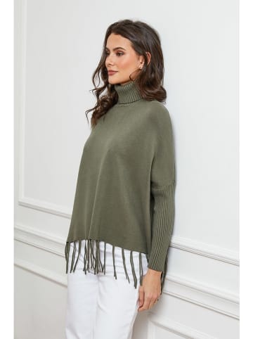 Joséfine Rollkragenpullover "Germinga" in Khaki