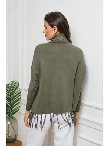 Joséfine Rollkragenpullover "Germinga" in Khaki