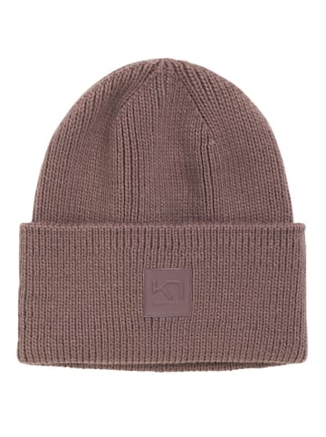 KARI TRAA Beanie "Kyte" lichtbruin