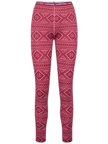 KARI TRAA Funktionsleggings "Floke" in Pink