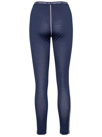 KARI TRAA Funktionsleggings "Floke" in Dunkelblau/ Rosa